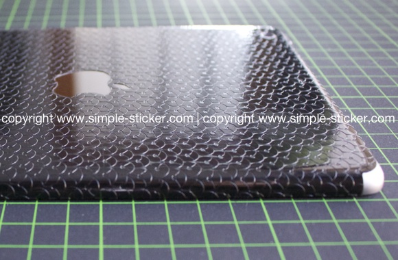 iPad Aufkleber / Sticker mit 3D Struktur. Nur Rückseite. Geeignet für iPad mini (Retina) Wi-Fi - simple-sticker.com