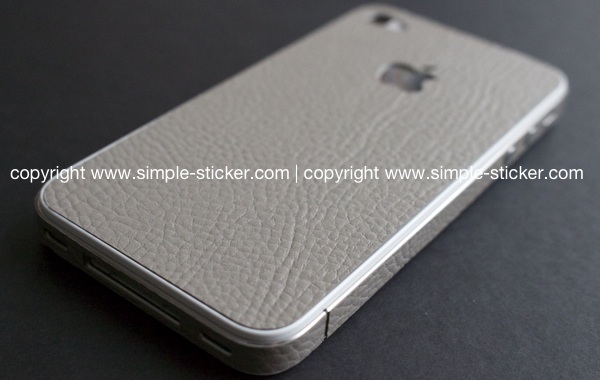 iPhone Aufkleber / Sticker 3D Struktur für iPhone 4/4S/5/5S - Elefant