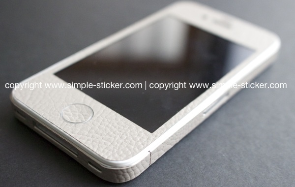iPhone Aufkleber / Sticker 3D Struktur für iPhone 4/4S/5/5S - Elefant