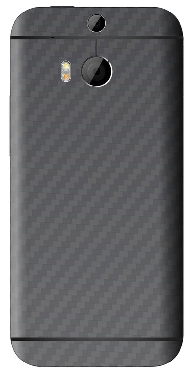 HTC One M8 3D Aufkleber / Sticker für Rückseite - Carbon grau HTC One M8 3D Aufkleber / Sticker für Rückseite - Carbon grau
