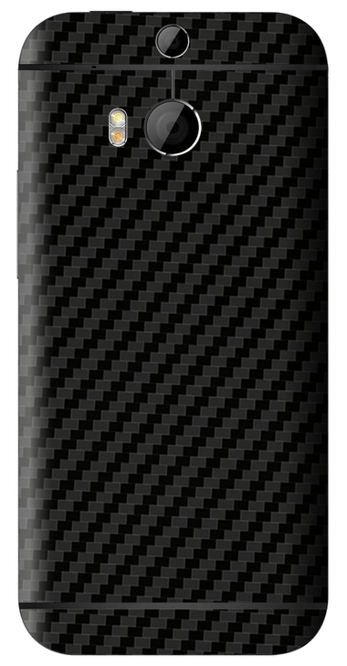 HTC One M8 3D Aufkleber / Sticker für Rückseite - Carbon schwarz HTC One M8 3D Aufkleber / Sticker für Rückseite - Carbon schwarz