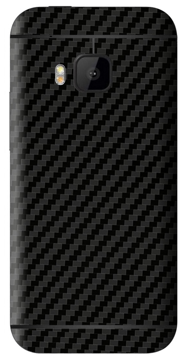HTC One M9 3D Aufkleber / Sticker für Rückseite - Carbon schwarz HTC One M9 3D Aufkleber / Sticker für Rückseite - Carbon schwarz
