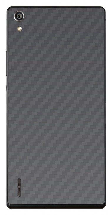Huawei Ascend P7 3D Aufkleber / Sticker für Rückseite - Carbon grau Huawei Ascend P7 3D Aufkleber / Sticker für Rückseite - Carbon grau