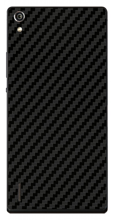 Huawei Ascend P7 3D Aufkleber / Sticker für Rückseite - Carbon schwarz Huawei Ascend P7 3D Aufkleber / Sticker für Rückseite - Carbon schwarz