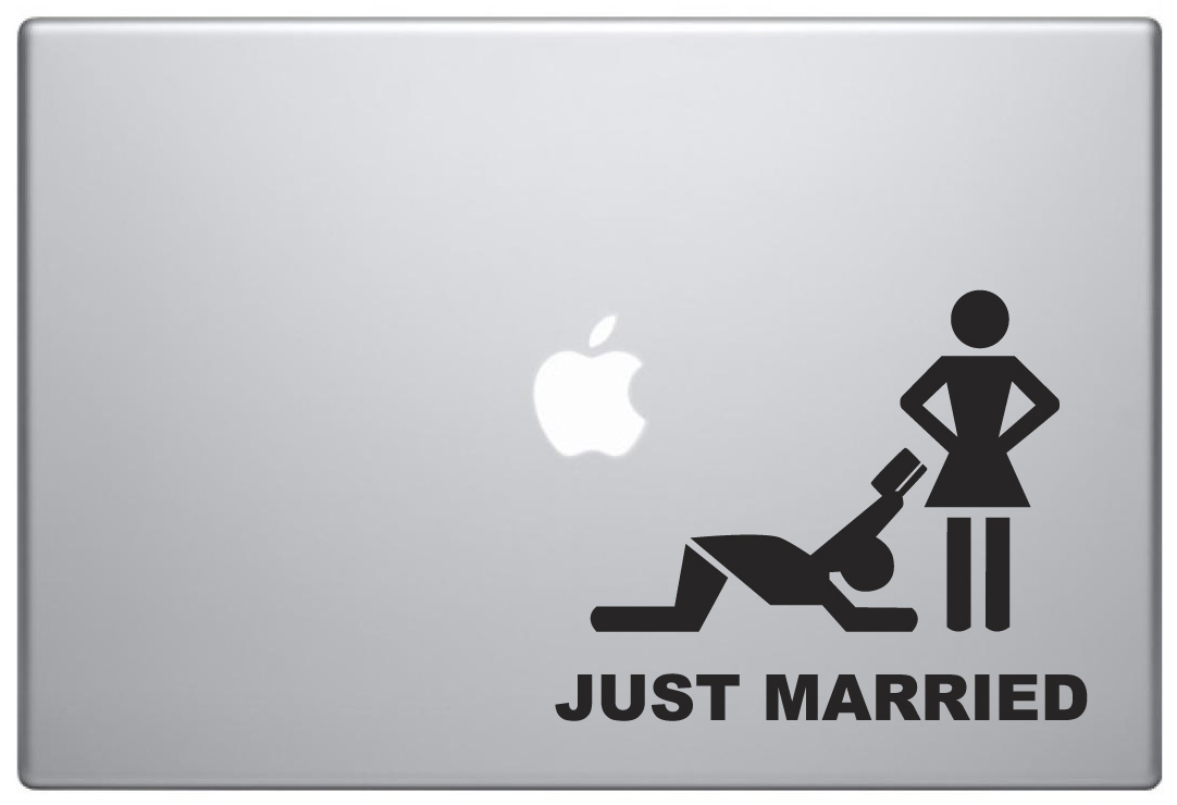 MacBook Aufkleber / Decal - Just Married MacBook Aufkleber / Decal - Just Married
