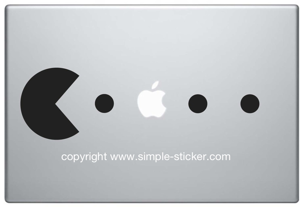 MacBook Aufkleber / Decal - Pacman MacBook Aufkleber / Decal - Pacman
