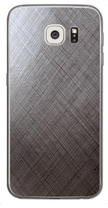 Samsung Galaxy S6 Edge 3D Aufkleber / Sticker für Rückseite - Schraffur Samsung Galaxy S6 Edge 3D Aufkleber / Sticker für Rückseite - Schraffur