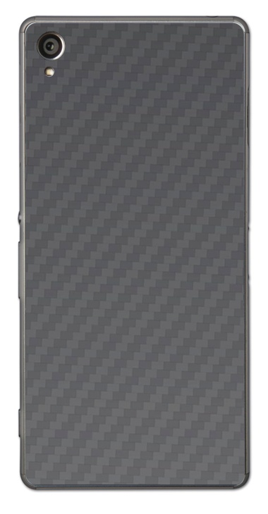 Sony Xperia Z1 3D Aufkleber / Sticker für Rückseite - Carbon grau Sony Xperia Z1 3D Aufkleber / Sticker für Rückseite - Carbon grau