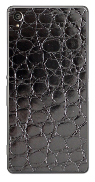 Sony Xperia Z1 3D Aufkleber / Sticker für Rückseite - Alligator Black - Sonderedition Sony Xperia Z1 3D Aufkleber / Sticker für Rückseite - Alligator Black - Sonderedition