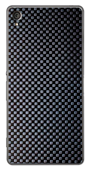 Sony Xperia Z3 3D Aufkleber / Sticker für Rückseite - Carbon schwarz - Chessboard Sony Xperia Z3 3D Aufkleber / Sticker für Rückseite - Carbon schwarz - Chessboard