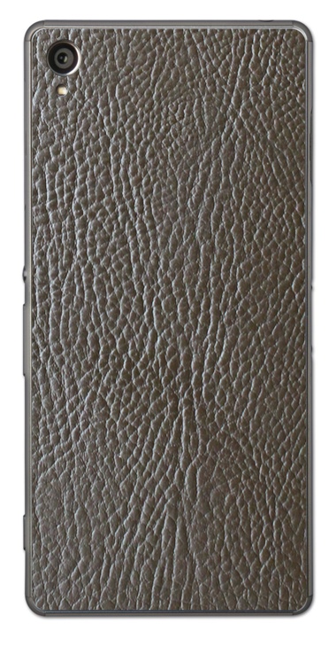 Sony Xperia Z3 3D Aufkleber / Sticker für Rückseite - Braunes Leder Sony Xperia Z3 3D Aufkleber / Sticker für Rückseite - Braunes Leder
