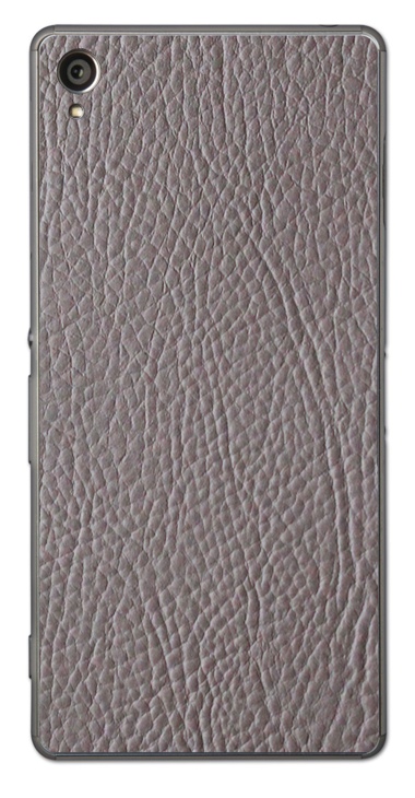 Sony Xperia Z3 3D Aufkleber / Sticker für Rückseite - Leder. Grau Sony Xperia Z3 3D Aufkleber / Sticker für Rückseite - Leder. Grau