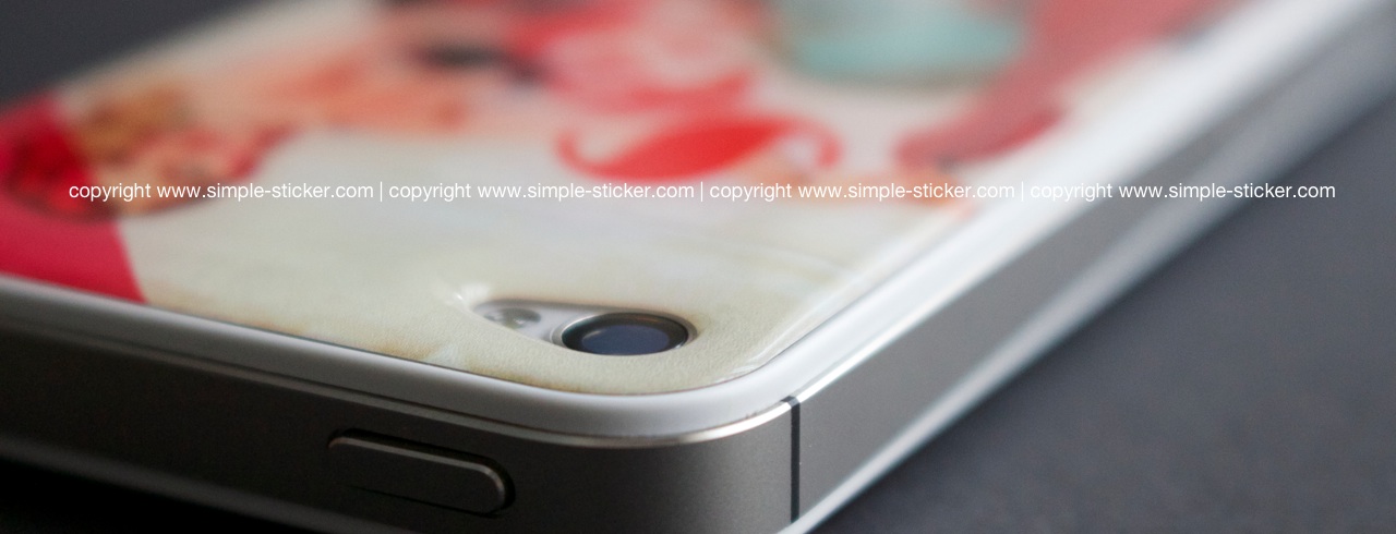 iPhone Aufkleber / Sticker 3D für iPhone 4/4S - Pin Up Girl