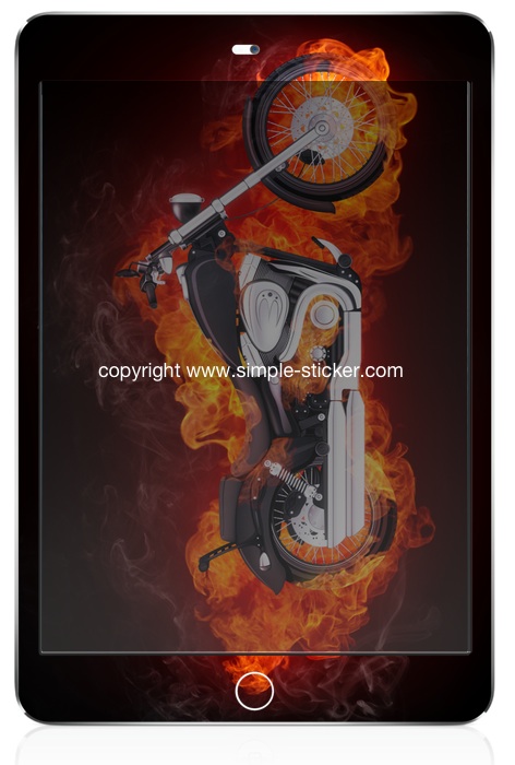 iPad mini Vollverklebung. Geeignet für iPad mini (Retina) Wi-Fi. - Ghost Bike