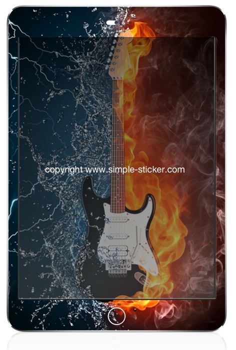iPad mini Vollverklebung. Geeignet für iPad mini (Retina) Wi-Fi. - Guitar Power