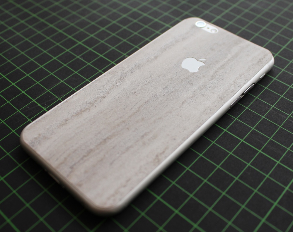 iPhone 6 / 6S / 6 Plus / 6S Plus / 7 Aufkleber / Sticker / Skin. 3D Aufkleber für die Rückseite. - Beton