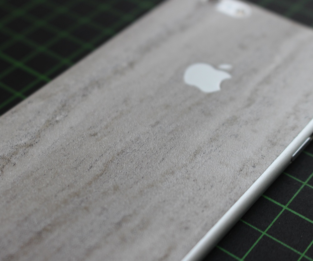iPhone 6 / 6S / 6 Plus / 6S Plus / 7 Aufkleber / Sticker / Skin. 3D Aufkleber für die Rückseite. - Beton