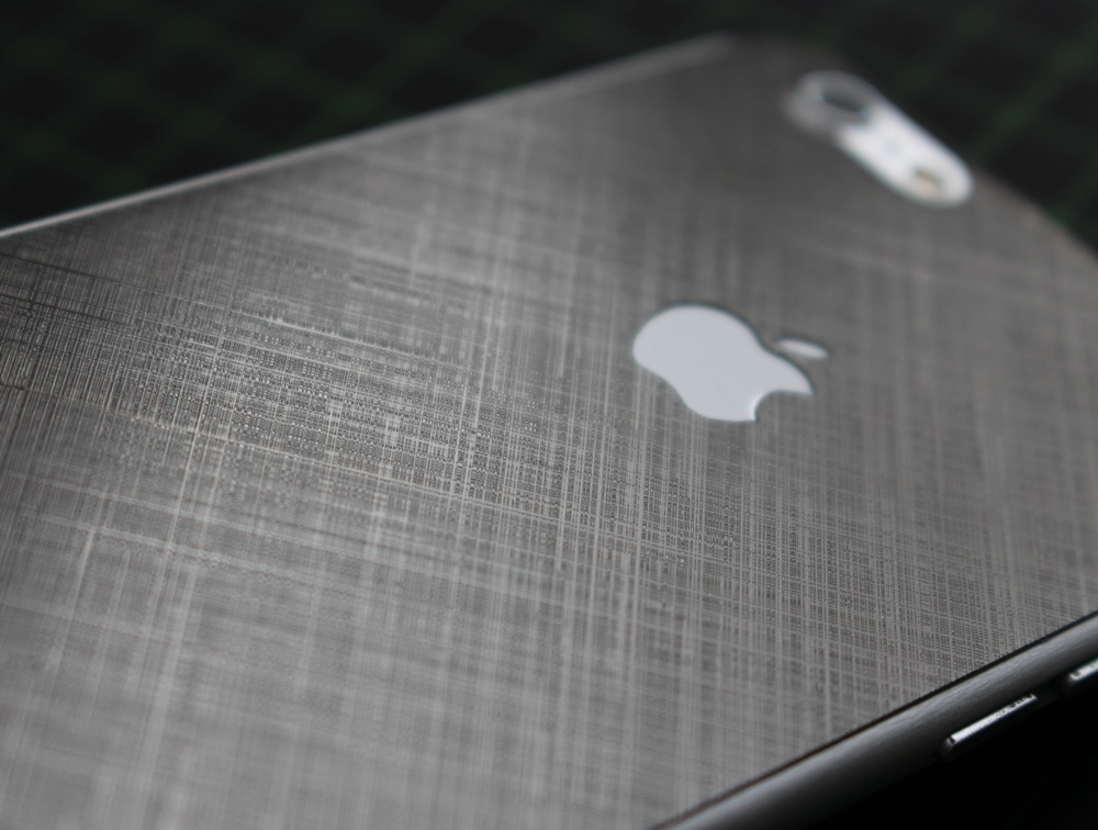 iPhone 6 / 6S / 6 Plus / 6S Plus / 7 Aufkleber / Sticker / Skin. 3D Aufkleber für die Rückseite. - Schraffur iPhone 6 / 6S / 6 Plus / 6S Plus / 7 Aufkleber / Sticker / Skin. 3D Aufkleber für die Rückseite. - Schraffur