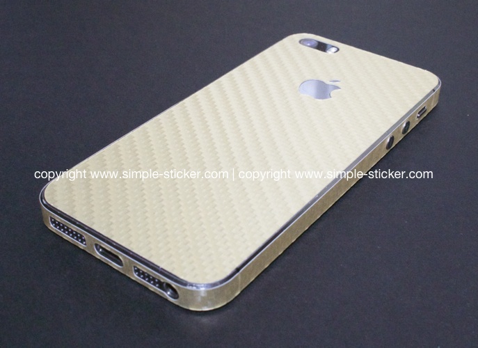 iPhone Aufkleber / Sticker 3D Struktur für iPhone 4/4S/5/5S - Carbon iPhone Aufkleber / Sticker 3D Struktur für iPhone 4/4S/5/5S - Carbon