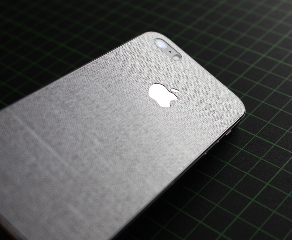 iPhone Aufkleber / Sticker 3D Struktur für iPhone 4/4S/5/5S - Mithril