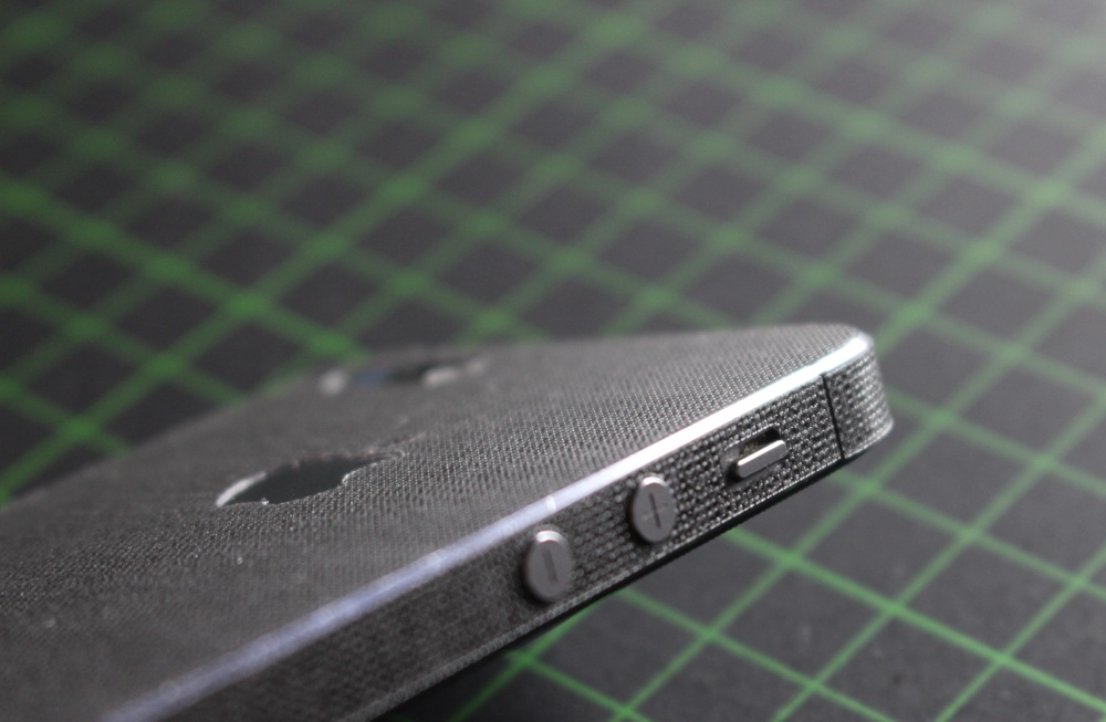 iPhone Aufkleber / Sticker 3D Struktur für iPhone 4/4S/5/5S - Mithril