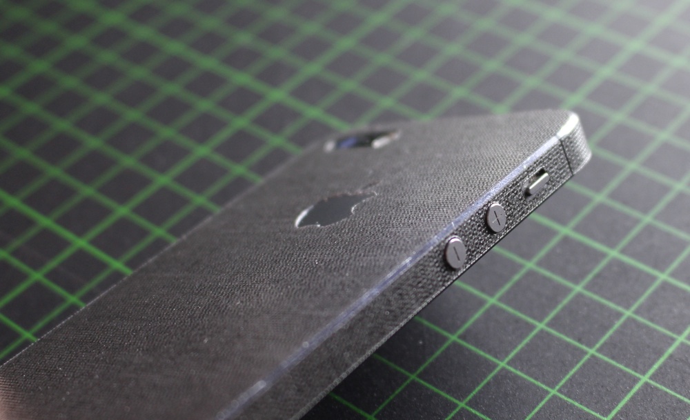 iPhone Aufkleber / Sticker 3D Struktur für iPhone 4/4S/5/5S - Mithril