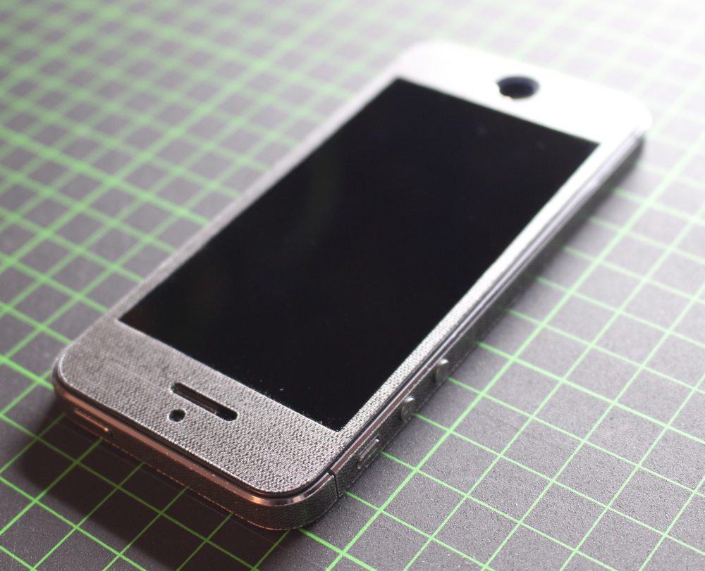 iPhone Aufkleber / Sticker 3D Struktur für iPhone 4/4S/5/5S - Mithril