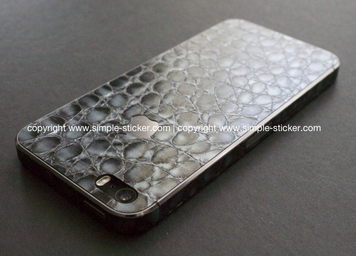 iPhone Aufkleber / Sticker 3D Struktur für iPhone 4/4S/5/5S - Alligator iPhone Aufkleber / Sticker 3D Struktur für iPhone 4/4S/5/5S - Alligator
