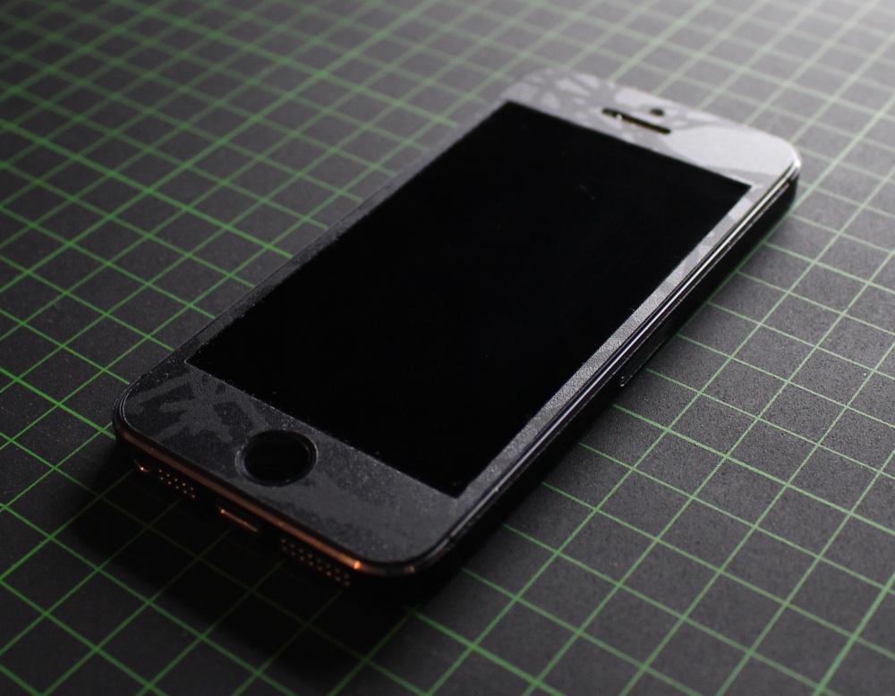 iPhone Aufkleber / Sticker 3D Struktur für iPhone 4/4S/5/5S - Orient Smartphone