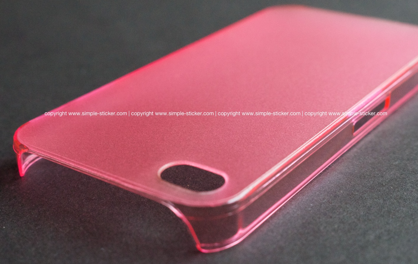 iPhone Case transparent, matt für iPhone 4/4S/5/5S - simple-sticker.com