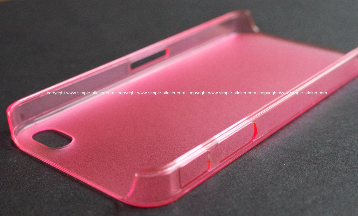 iPhone Case transparent, matt für iPhone 4/4S/5/5S - simple-sticker.com
