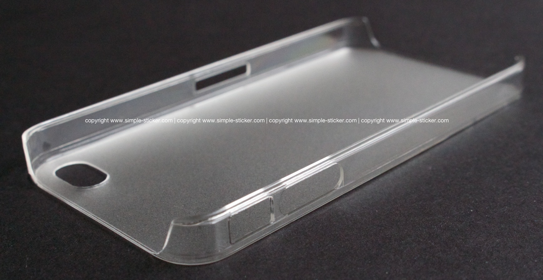 iPhone Case transparent, matt für iPhone 4/4S/5/5S - simple-sticker.com