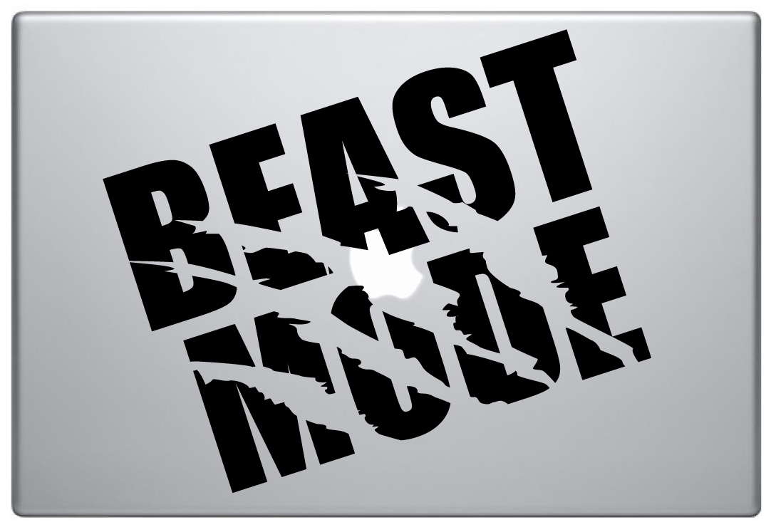 MacBook Aufkleber / Decal - Beast Mode MacBook Aufkleber / Decal - Beast Mode