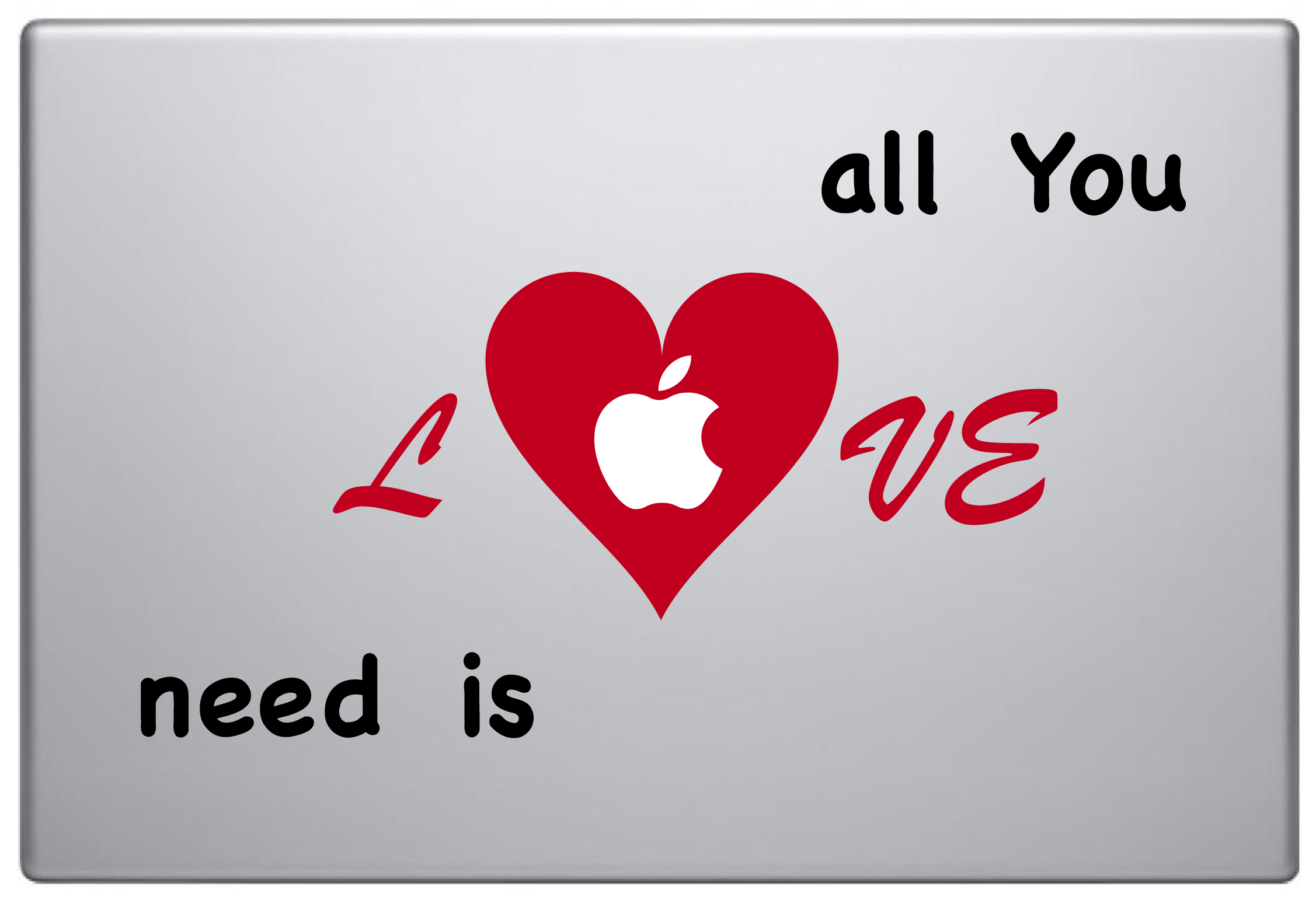 MacBook Aufkleber / Decal - all You need is LOVE MacBook Aufkleber / Decal - all You need is LOVE